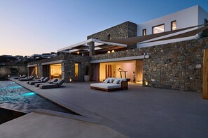 Terrace/patio - Villa Socrate with pool and gym - My Rental Homes (Mykonos)