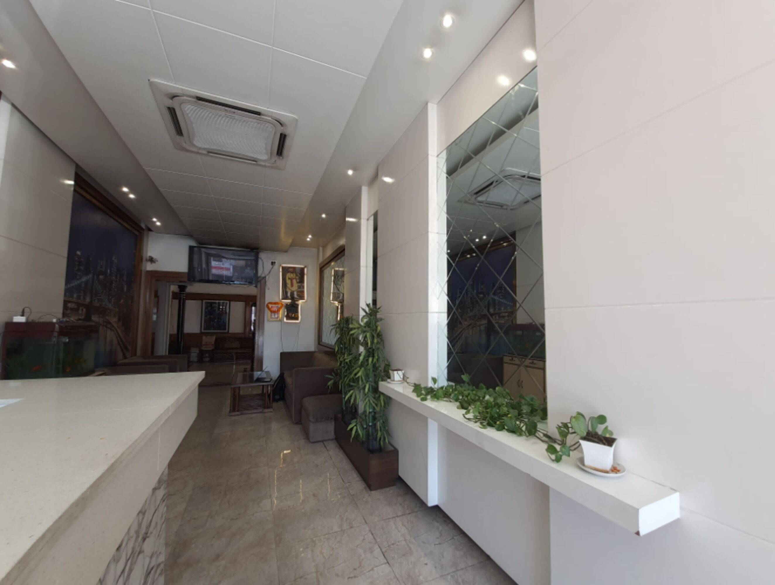 Lobby sitting area