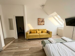 Basic-Apartment | Bügeleisen/Bügelbrett, kostenloses WLAN