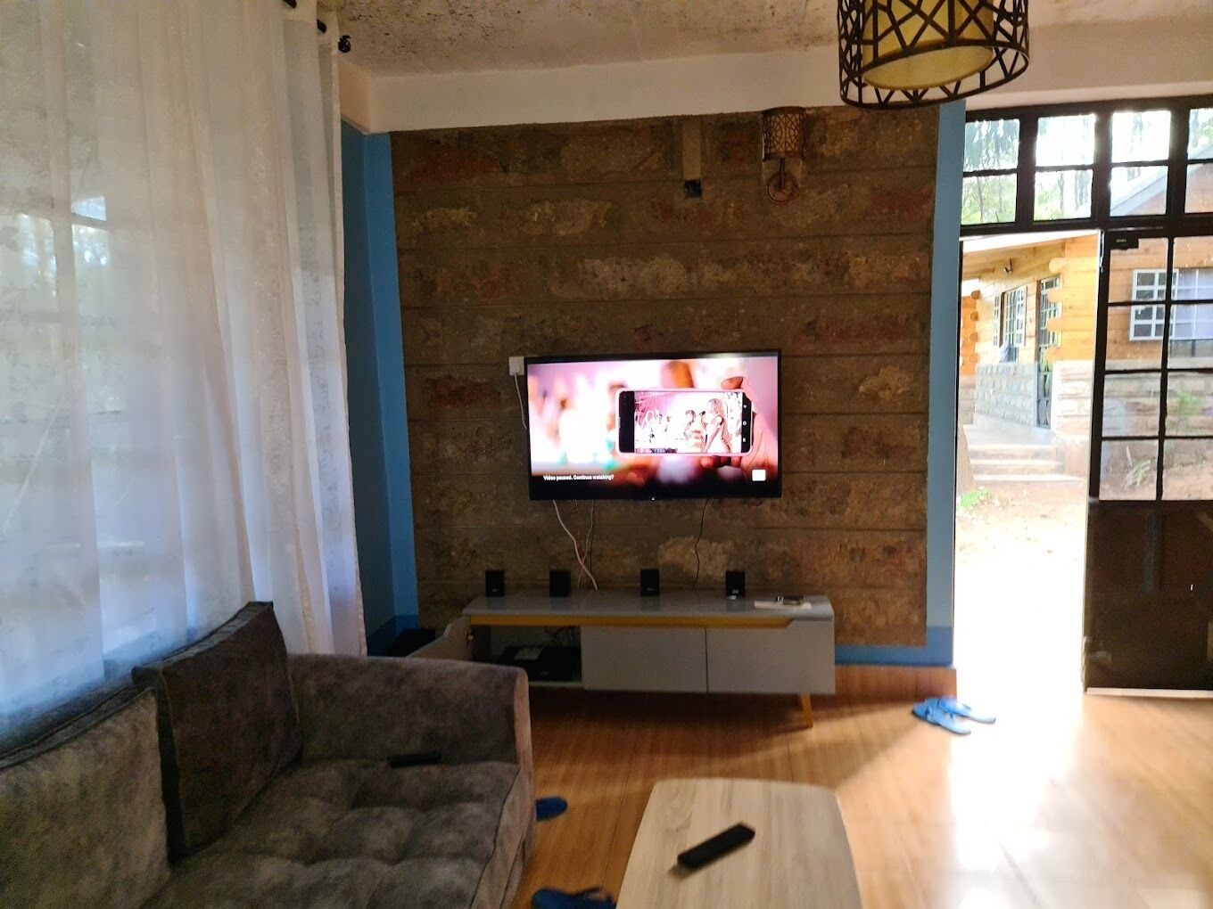 Deluxe Cottage, Balcony, Garden View | Living area | 32-inch Smart TV with digital channels