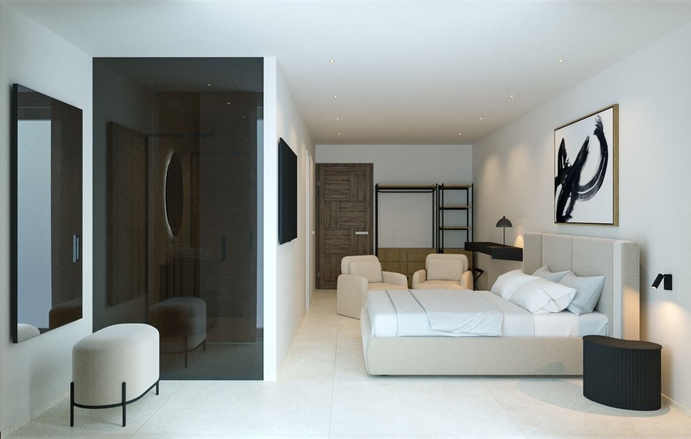 Egyptian cotton sheets, premium bedding, down duvets, memory-foam beds