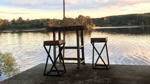 Blick von der Unterkunft