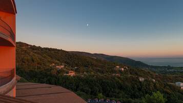 Udsigt fra overnatningsstedet