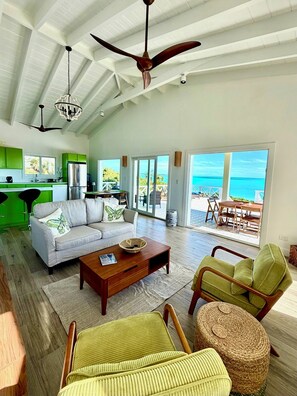 TV - Luxury Simplicity On The Beach, Little Exuma.  Brand new, 2 bedrooms. (little exuma, Bahamas)