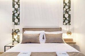 1 slaapkamer, een bureau, gratis wifi, beddengoed