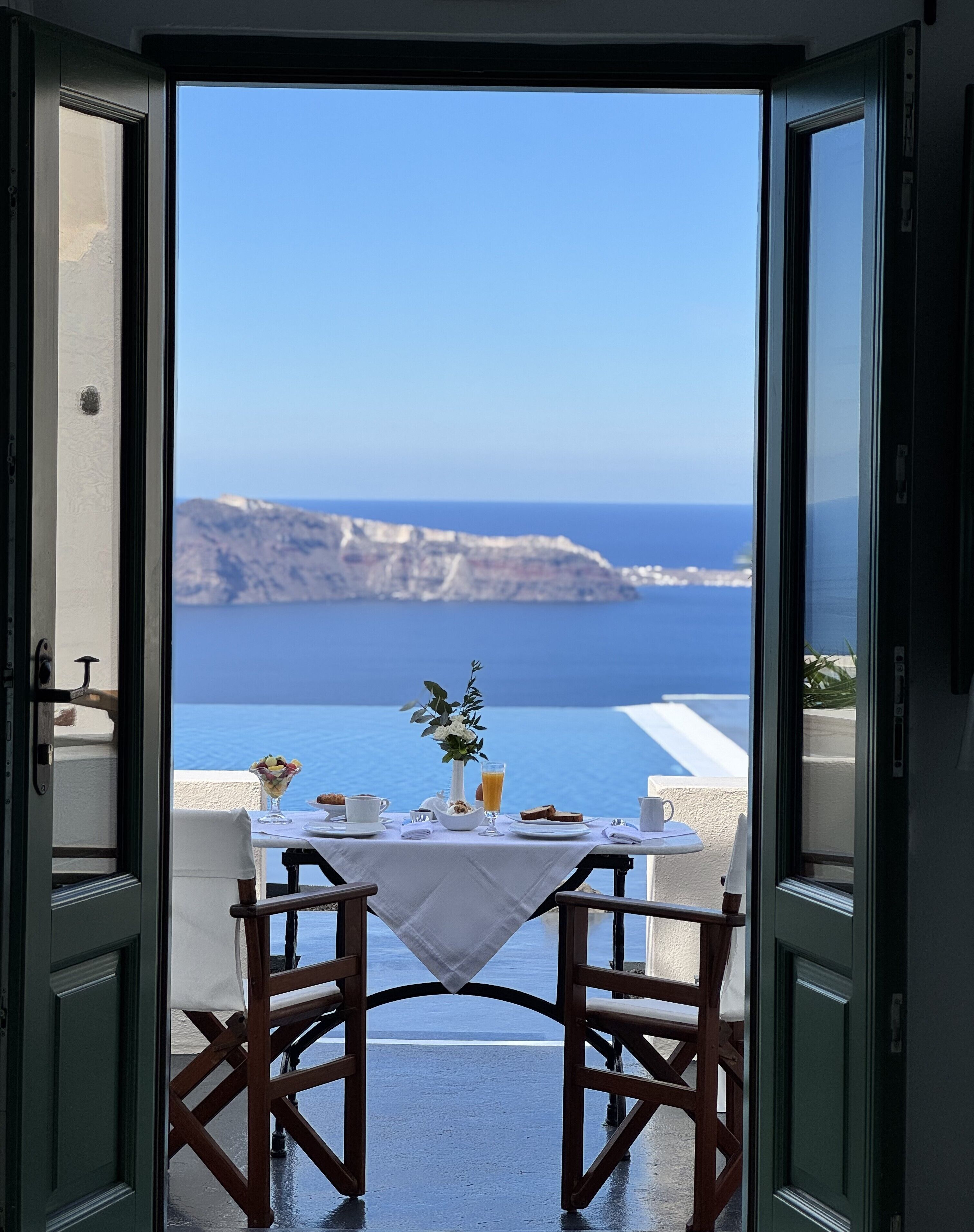 Superior Apartment with Caldera View | Balcony view