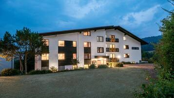 Front of property – evening/night