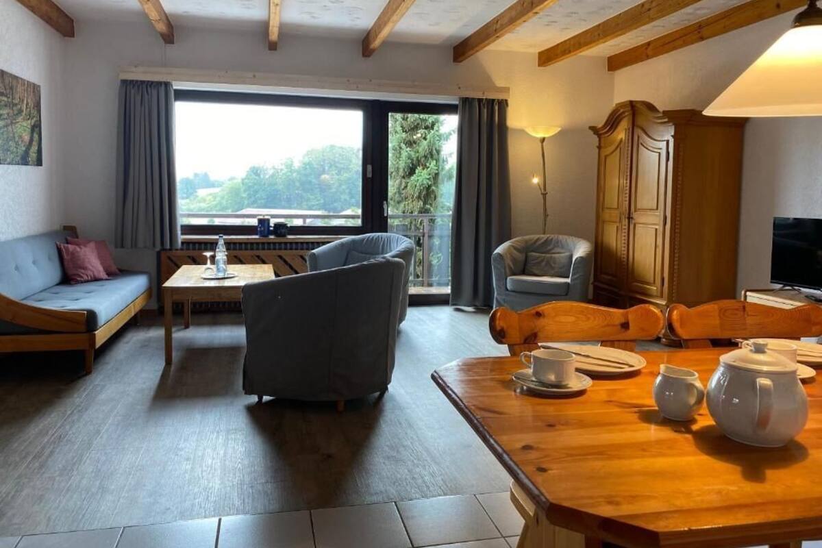 Family Apartment, 2 Bedrooms, Balcony, Hill View | Living area