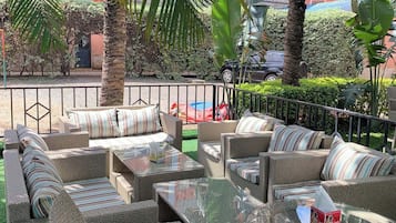 Área externa para banquete