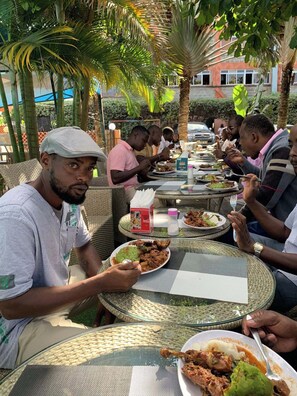 Outdoor banquet area - Dillons Highway Motel (Thika)