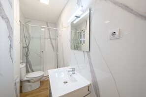 Shower, hair dryer