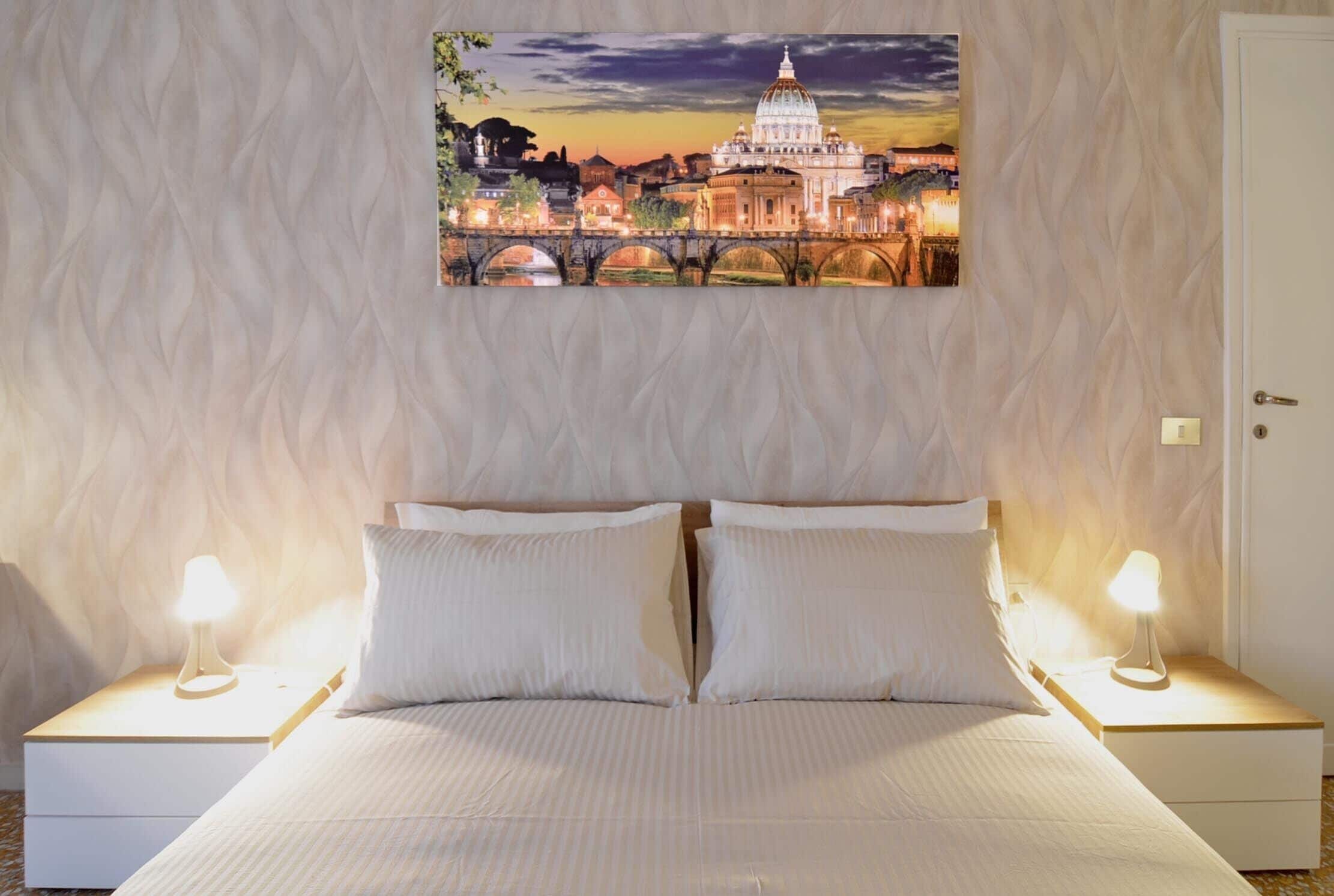 Iron/ironing board, WiFi, bed sheets