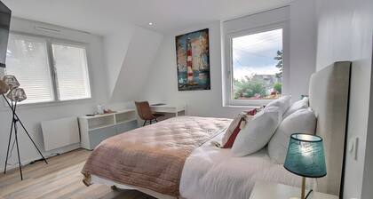 Guest Room 'Île aux Moines' with Sea View and Wi-Fi at Au Point de Vue