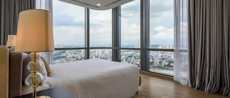 Deluxe-Apartment, 4 Schlafzimmer, Stadtblick | Blick auf die Stadt