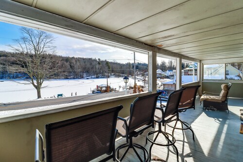 Year-round Fun on Lake Sheridan! Home w/ Patio