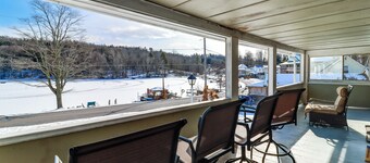 Year-round Fun on Lake Sheridan! Home w/ Patio