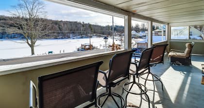 Year-round Fun on Lake Sheridan! Home w/ Patio