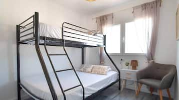 2 chambres, fer et planche Ă repasser, Wi-Fi, draps fournis