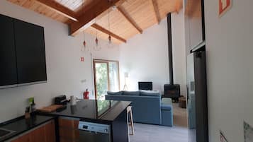 Apartemen, 1 Tempat Tidur Queen dengan tempat tidur Sofa, dapur, pemandangan kebun | Interior