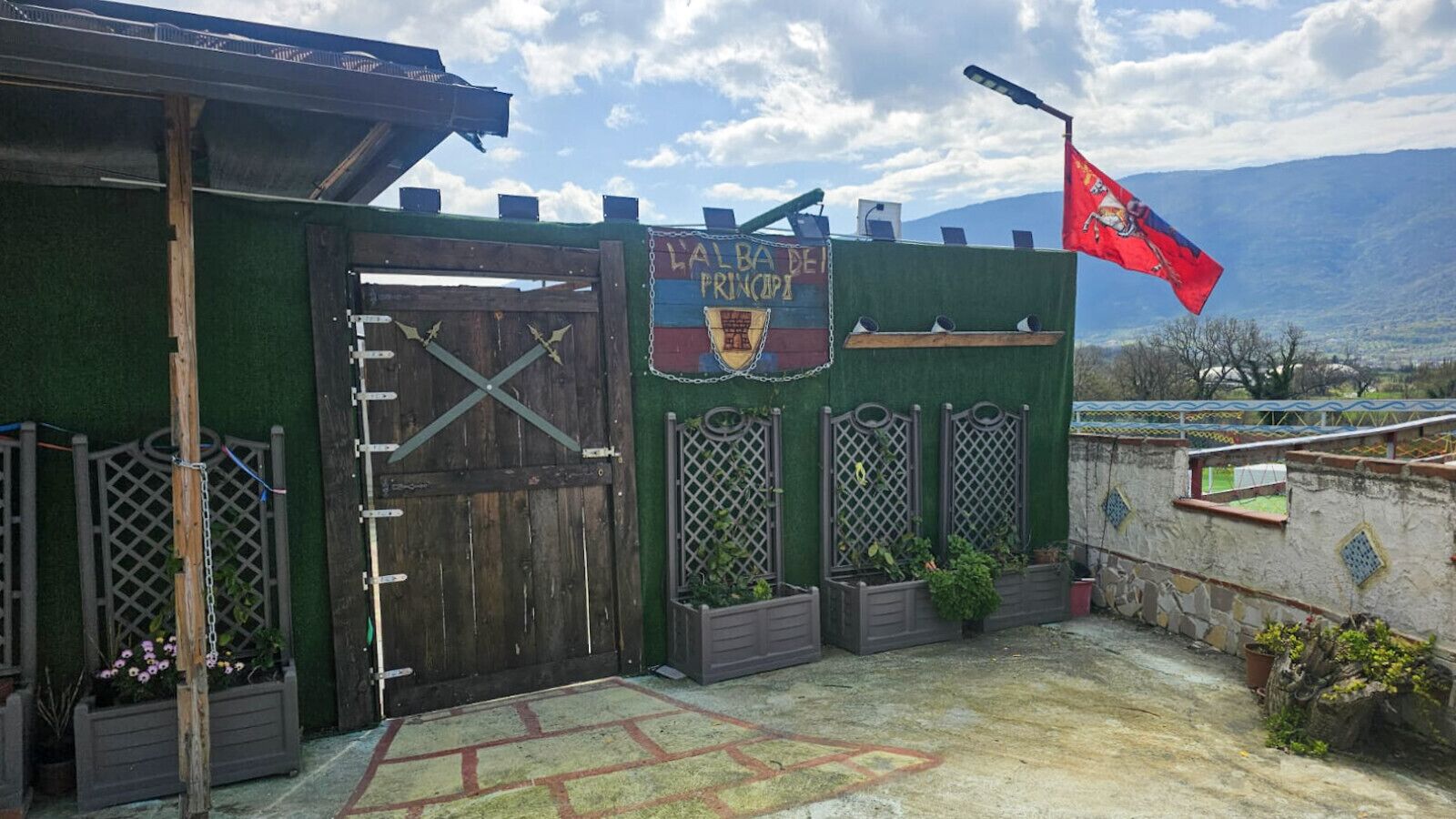 Enceinte de l’hébergement