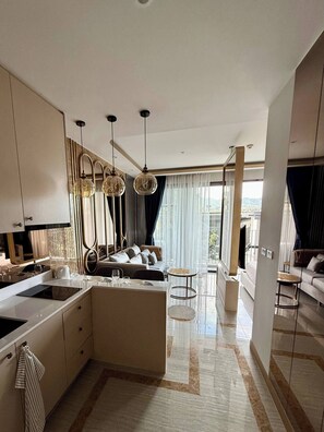 Apartment, 1 Bedroom, Balcony, Pool View | Interior - Stylish Apartments in a New Boutique Complex in the Laguna (Choeng Thale)