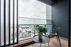 Deluxe Apartment, 3 Bedrooms | Balcony - LUMIÈRE Riverside Premier Residence (An Phu)