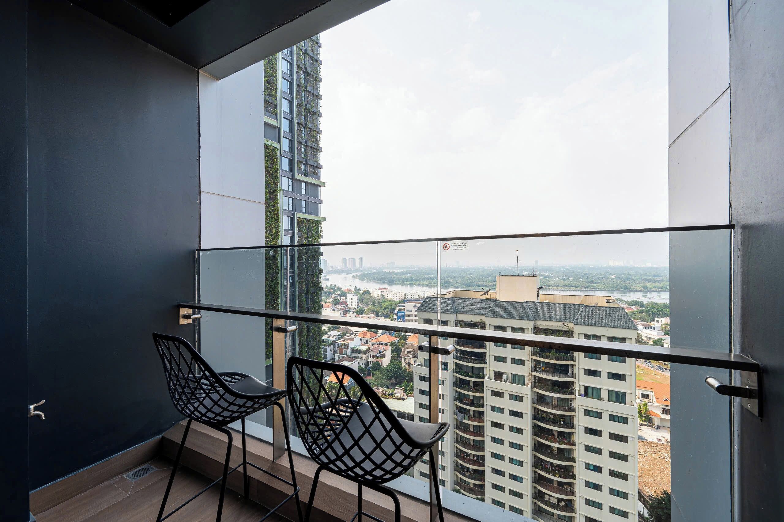 Deluxe Apartment, 2 Bedrooms, Balcony, River View | Balcony