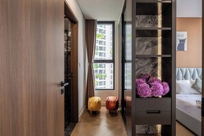 Deluxe Apartment, 3 Bedrooms | Premium bedding, Select Comfort beds, minibar, individually furnished - LUMIÈRE Riverside Premier Residence (An Phu)