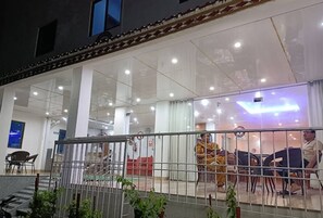 Exterior detail - The Bodhgaya Hotel School (Bodh Gaya)