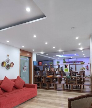 Interior detail - The Bodhgaya Hotel School (Bodh Gaya)