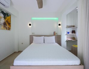 Deluxe studio, balkon, uitzicht op tuin | Gratis wifi