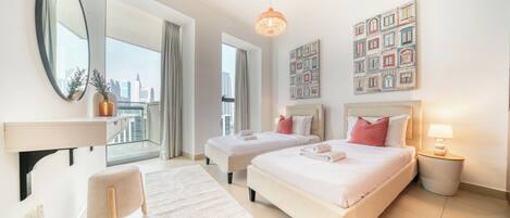 Executive Apartment, 2 Bedrooms, Balcony, City View