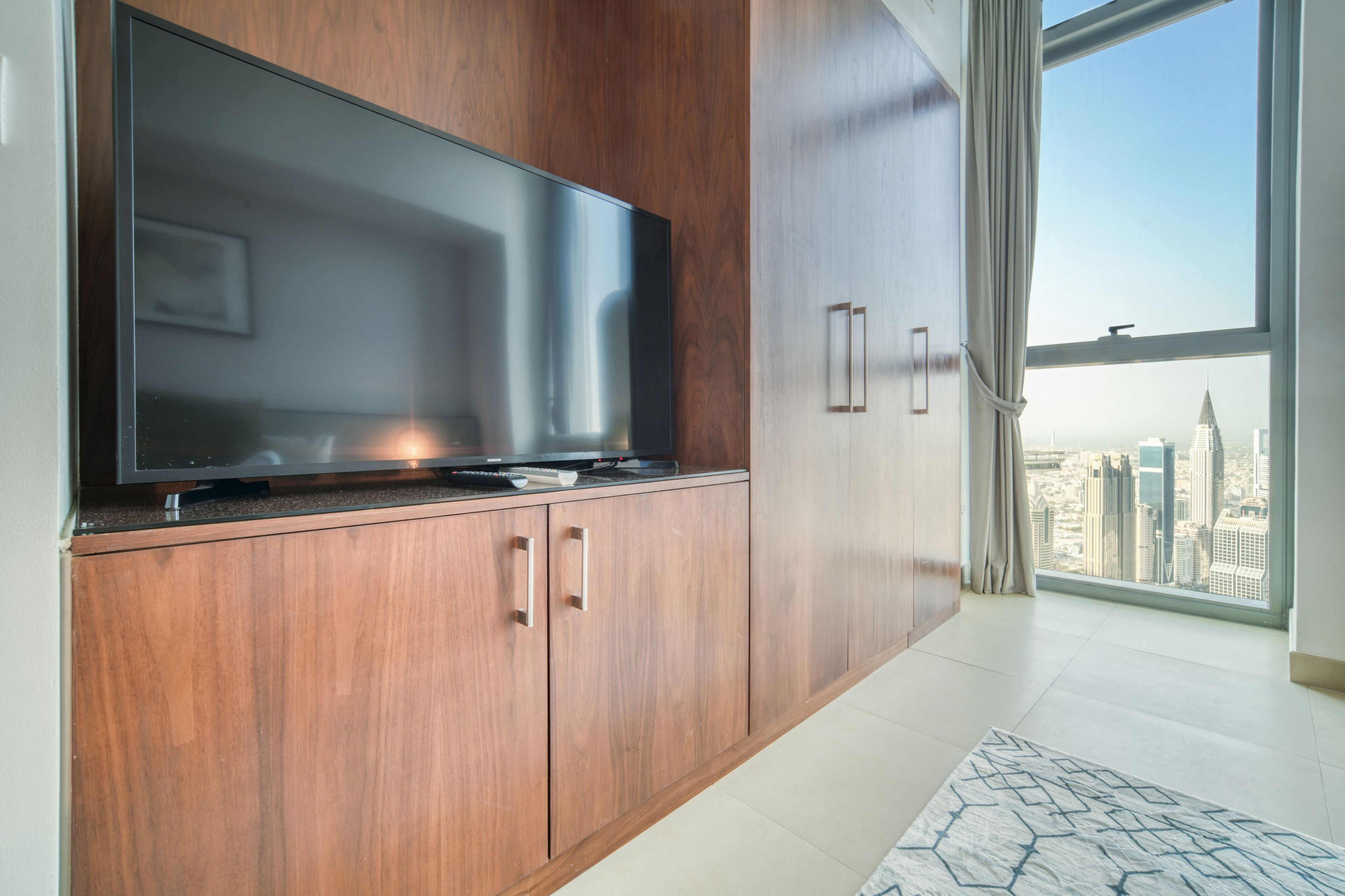 Luxe appartement, 3 slaapkamers, balkon, uitzicht op de stad | Interieur