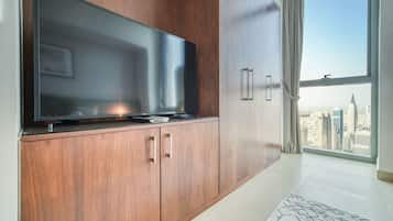 Luxe appartement, 3 slaapkamers, balkon, uitzicht op de stad | Interieur