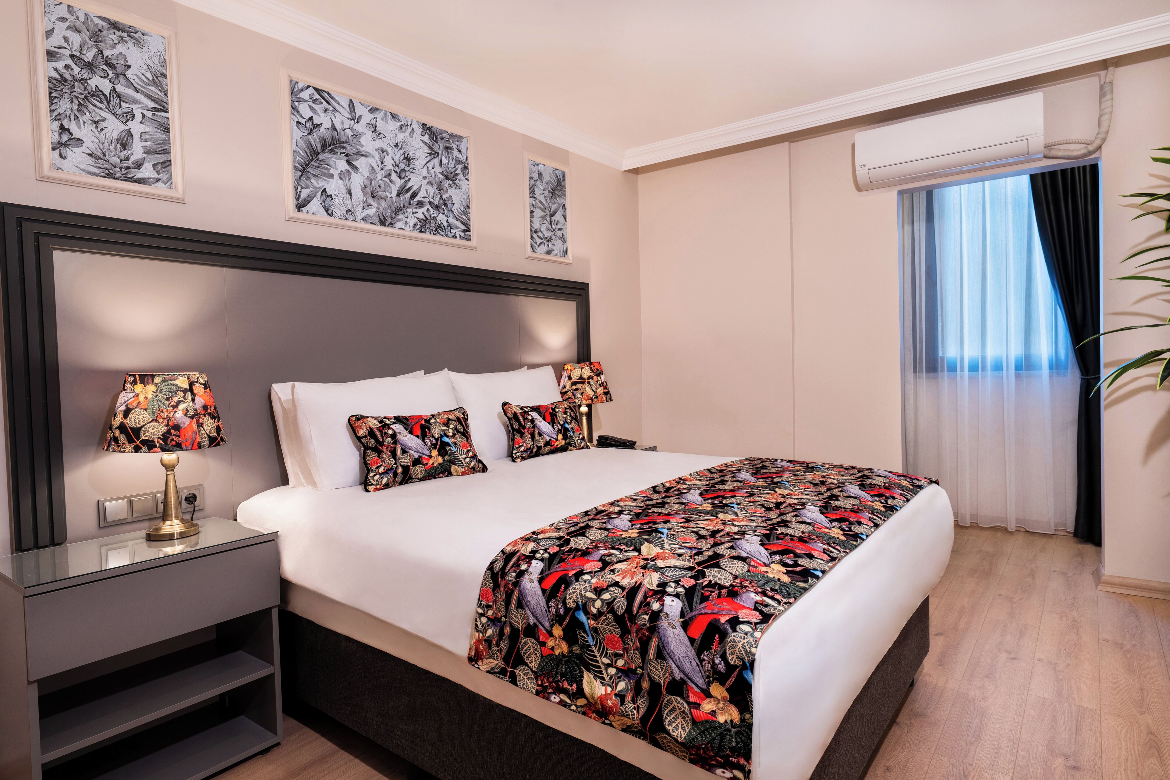 In-room safe, desk, blackout curtains, soundproofing