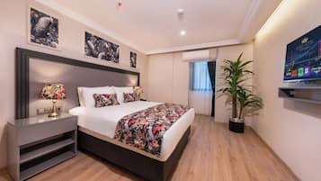 In-room safe, desk, blackout curtains, soundproofing