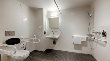 双人房, 方便轮椅进入的淋浴 | 浴室