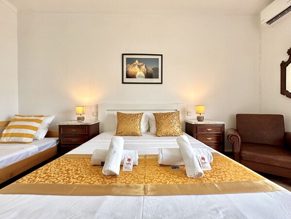 3 quartos, roupa de cama