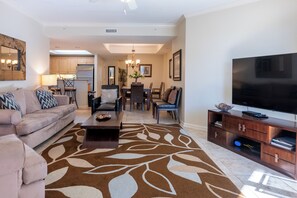 TV - Ocean View 3BR Condo – Unit 208 Royale Palms (Myrtle Beach)