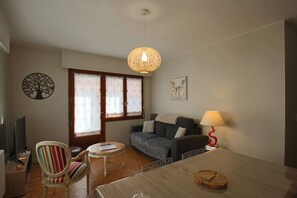 TV - Appartement 55m², 1 chambre, centre-ville, garage (Aix-les-Bains)