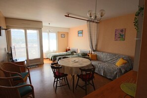 TV - Appartement T1 29 m², lumineux, Vue lac,  garage (Aix-les-Bains)