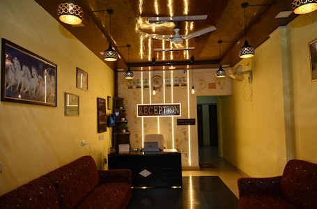 Detalhe da parte interna. Hotel Home Inn Bodhgaya