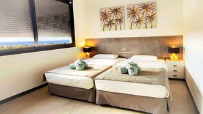 4 habitaciones, tabla de planchar con plancha y wifi 