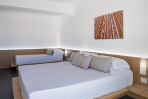 Room - Modern, tastefully furnished hotel room of approximately 28 square meters, featuring a double bed and a single bed, a bathroom with a bathtub or shower, and a large balcony furnished with a table and chairs.Use of the pool and gymUnlimited access to the  (Olbia)