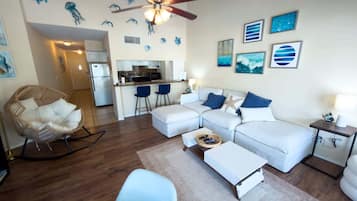 Apartamento, 1 quarto | Área de estar