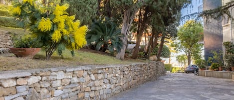 Basic Apartment, Balcony | Property grounds