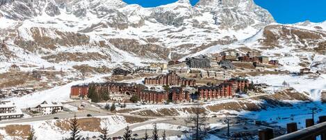 Vue depuis lâhĂ©bergement