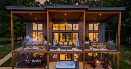 Modern Design w/Hot Tub, Sauna, Dome & Game Room