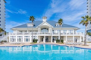 Pool - NEW ON RENTAL Corner Gulf-Front Condo with Large Balcony & Stunning Lagoon Views (Gulf Shores)