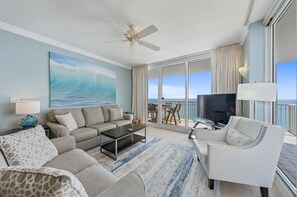 TV - NEW ON RENTAL Corner Gulf-Front Condo with Large Balcony & Stunning Lagoon Views (Gulf Shores)